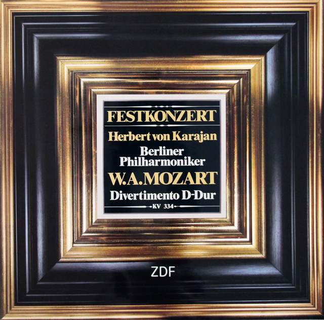 【非売品・限定盤】　カラヤンのモーツァルト/ディヴェルティメント第17番　独ZDF　3728　LP レコード