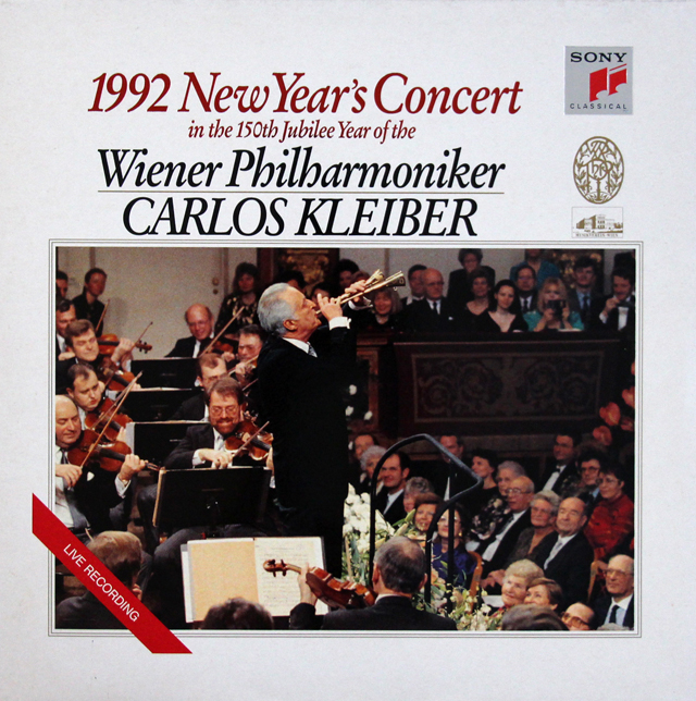 クライバーのニューイヤーコンサート 1992　独Sony Classical　3728　LP レコード