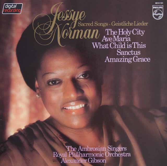 ノーマンのシューベルト/アヴェ・マリアほか　蘭PHILIPS　3729　LP レコード