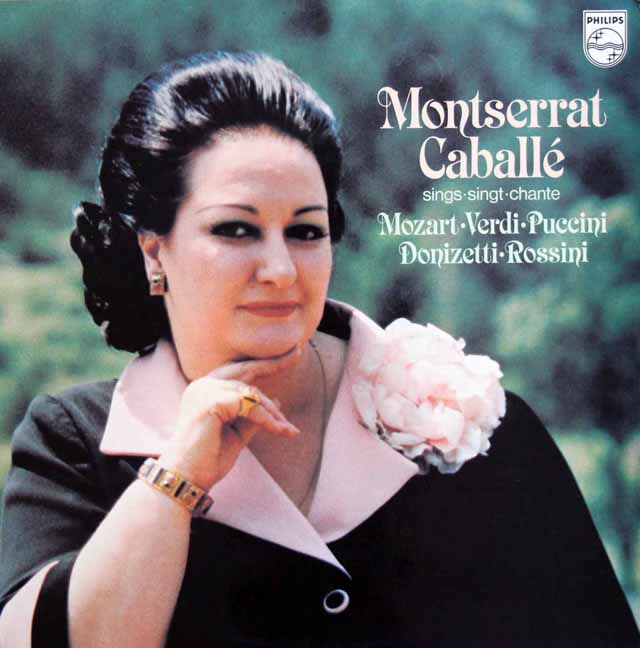 カバリエのオペラ・アリア集　蘭PHILIPS　3729　LP レコード