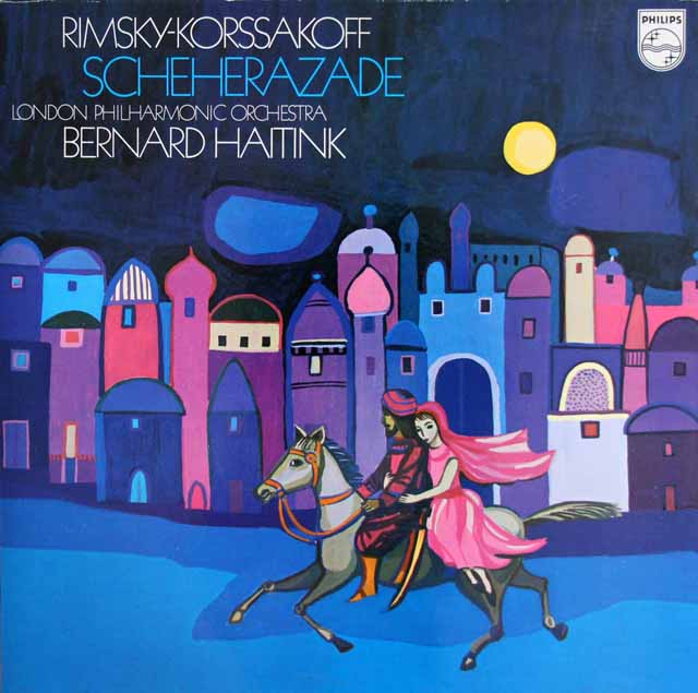 ハイティンクのリムスキー=コルサコフ/「シェヘラザード」　蘭PHILIPS　3729　LP レコード