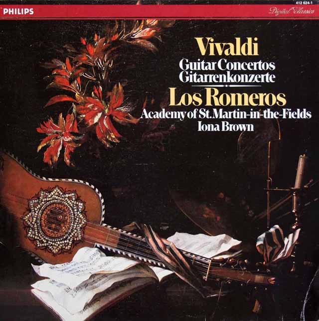 ロス・ロメロスのヴィヴァルディ/ ギター協奏曲集　蘭PHILIPS　3729　LP レコード