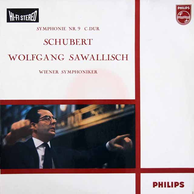 【オリジナル盤】　サヴァリッシュのシューベルト/交響曲 第9番「ザ・グレイト」　蘭PHILIPS　3729　LP レコード