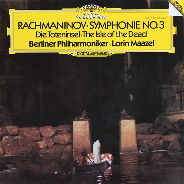 マゼールのラフマニノフ/交響曲第3番ほか　独DGG　3729　LP レコード