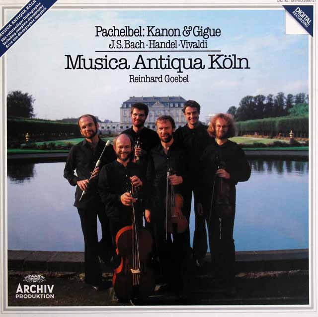 ムジカ・アンティクア・ケルンのパッヘルベル/カノンとジーグほか　独ARCHIV　3729　LP レコード
