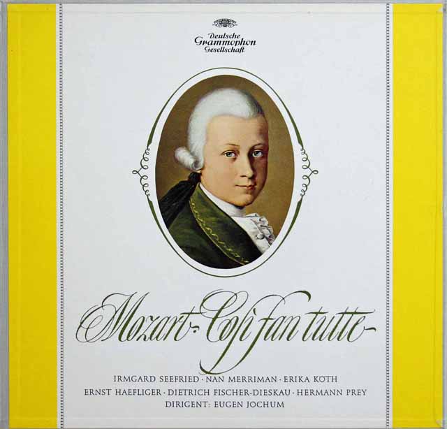 【独最初期盤】　ヨッフムのモーツァルト/「コジ・ファン・トゥッテ」全曲　独DGG　3729　LP レコード