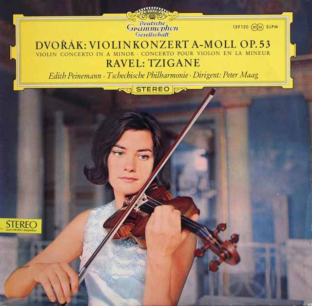 【オリジナル盤】パイネマンのドヴォルザーク/ヴァイオリン協奏曲ほか　独DGG　3730　LP レコード