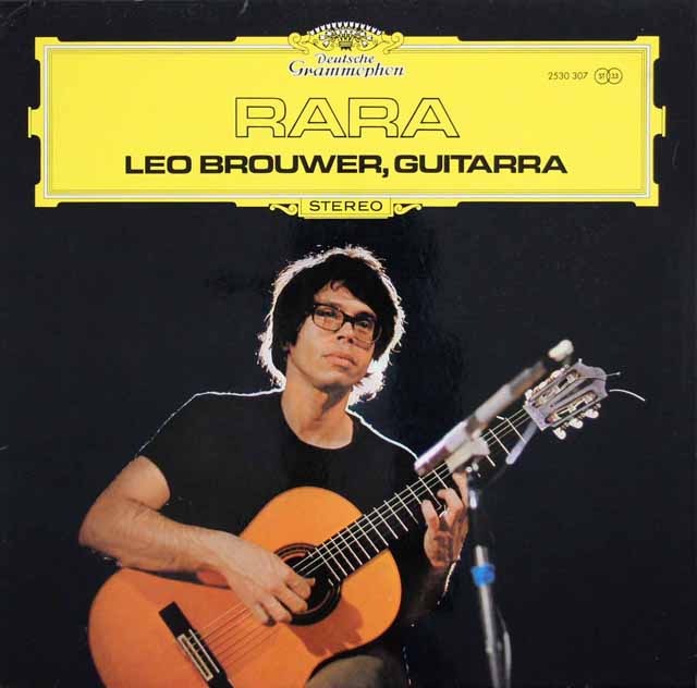 ブローウェル/現代ギター作品集　独DGG　3730　LP レコード