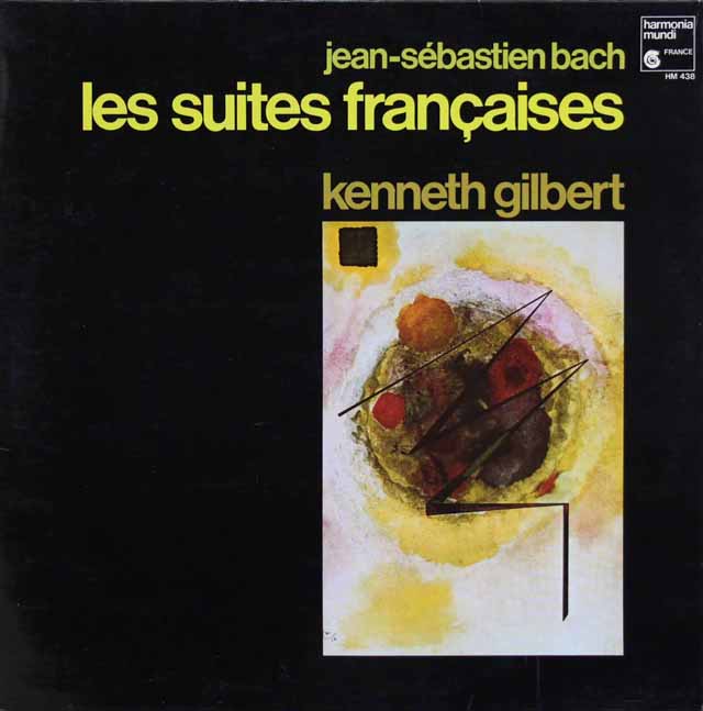 ギルバートのバッハ/フランス組曲（全曲）　仏HM　3730　LP レコード
