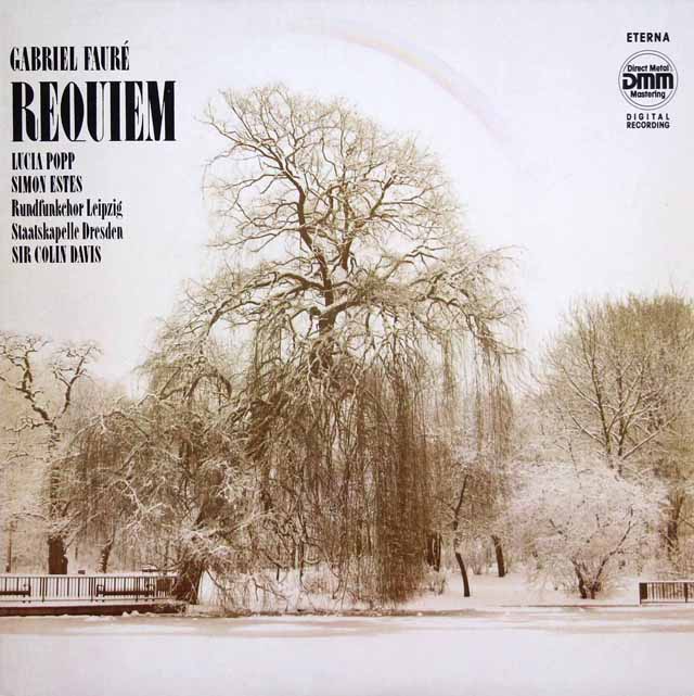 デイヴィスのフォーレ/レクイエム　独ETERNA　3730　LP レコード