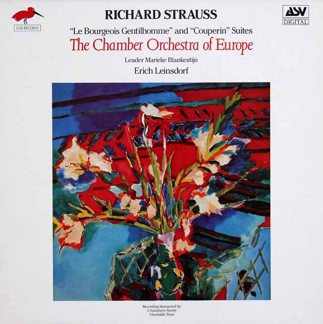 ラインスドルフのR.シュトラウス/組曲「町人貴族」ほか　 英ASV　3730　LP レコード