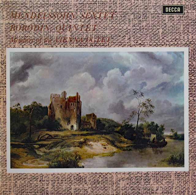 【オリジナル盤】　ウィーンオクテットのメンデルスゾーン/六重奏曲ほか　英DECCA　3730　LP レコード