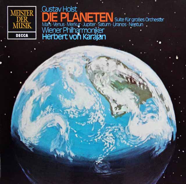カラヤンのホルスト/「惑星」　独DECCA　3730　LP レコード