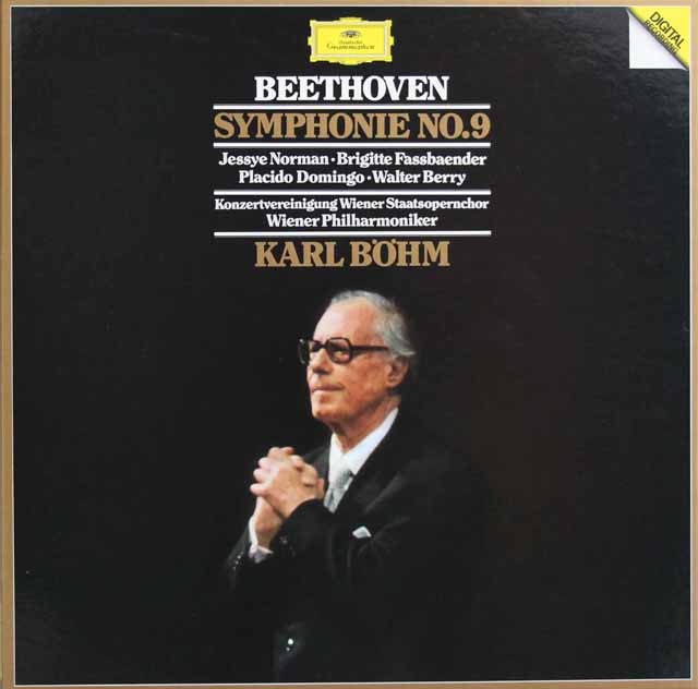 ベームのベートーヴェン/交響曲第9番「合唱付き」　独DGG　3730　LP レコード