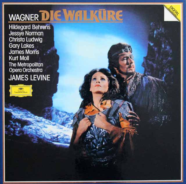 レヴァインのワーグナー/「ワルキューレ」全曲　独DGG　3730　LP レコード