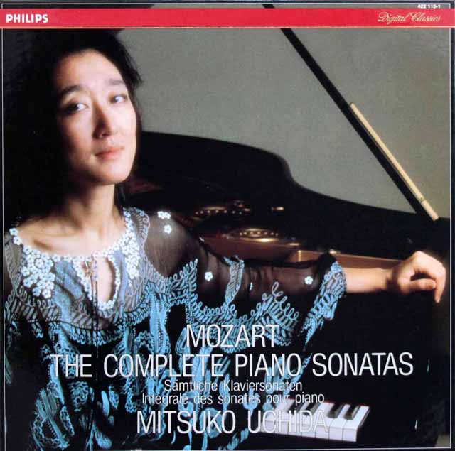 内田のモーツァルト/ピアノソナタ全集　蘭PHILIPS　3731　LP レコード