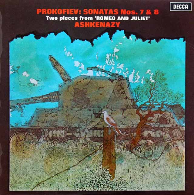 アシュケナージのプロコフィエフ/ピアノソナタ第7、8番　英DECCA　3731　LP レコード