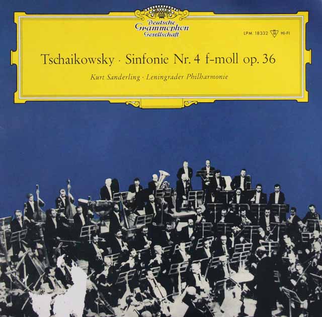 ザンデルリンクのチャイコフスキー/交響曲第4番　独DGG　3731　LP レコード