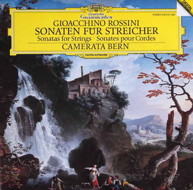 カメラータ・ベルンのロッシーニ/6つの弦楽のためのソナタ　独DGG　3731　LP レコード