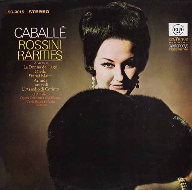 カバリエのロッシーニ/アリア集　独RCA　3732　LP レコード