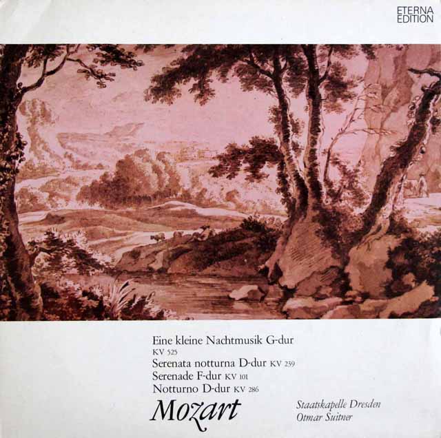 スウィトナーのモーツァルト/アイネ・クライネ・ナハトムジークほか　独ETERNA　3732　LP レコード