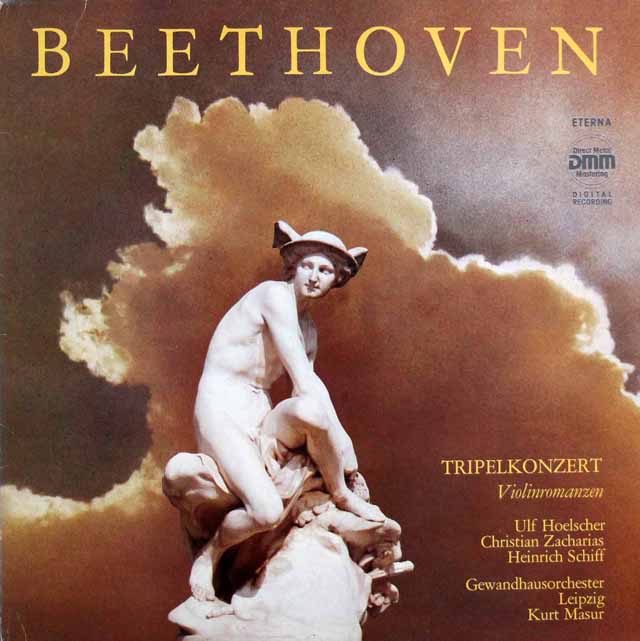 ツァハリス、ウルフ・ヘルシャー、シフ、マズアのベートーヴェン/三重協奏曲ほか　独ETERNA　3732　LP レコード