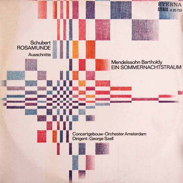 セルのシューベルト「ロザムンデ」より　独ETERNA　3732　LP レコード