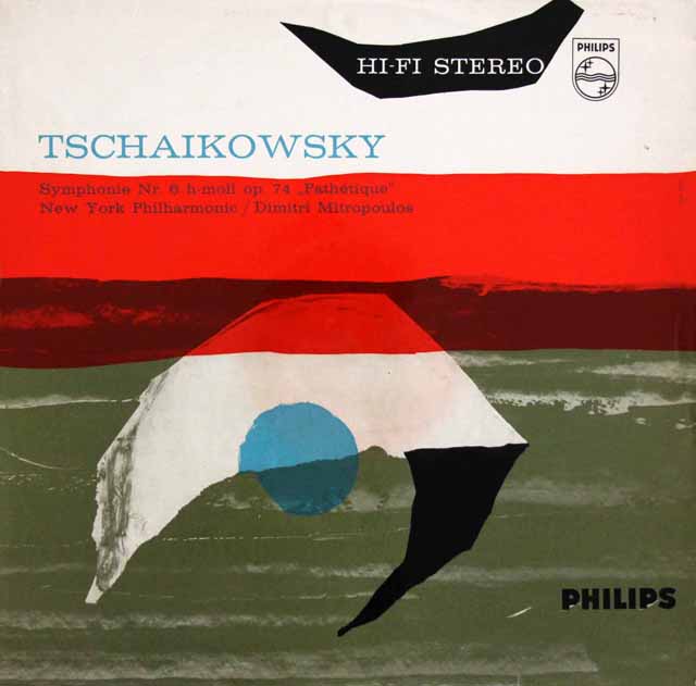 【オリジナル盤】　ミトロプーロスのチャイコフスキー/交響曲第6番「悲愴」　蘭PHILIPS　3732　LP レコード