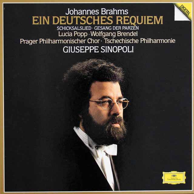 シノーポリのブラームス/「ドイツ・レクエイム」ほか　独DGG　3732　LP レコード