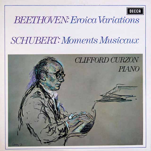 【オリジナル盤】　カーゾンのベートーヴェン/「エロイカ変奏曲」ほか　英DECCA　3733　LP レコード