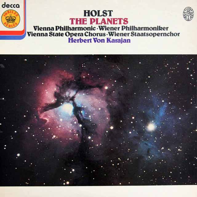 カラヤンのホルスト/「惑星」　英DECCA　3733　LP レコード