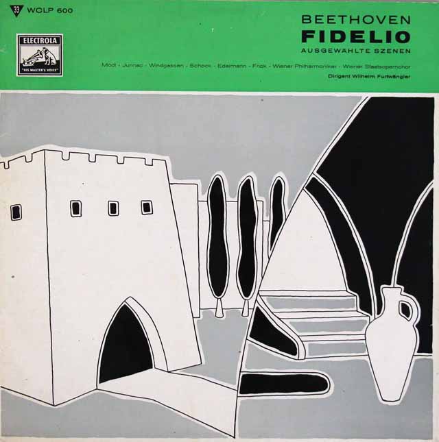 フルトヴェングラーのベートーヴェン/「フィデリオ」抜粋　独ELECTROLA　3733　LP レコード