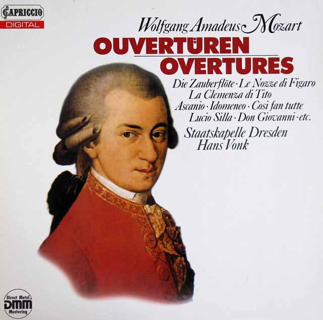 フォンクのモーツァルト/序曲集　独CAPRICCIO　3733　LP レコード