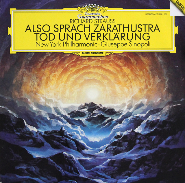 シノーポリのR.シュトラウス/「ツァラツウストラはかく語りき」ほか　独DGG　3734　LP レコード