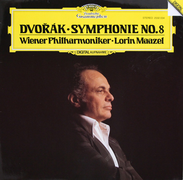 マゼールのドヴォルザーク/交響曲第8番　独DGG　3734　LP レコード