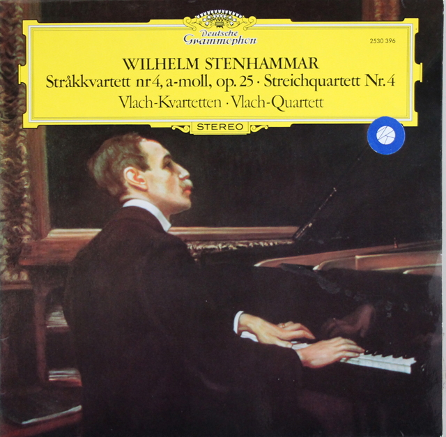 ヴラフ四重奏団のステンハンマル/弦楽四重奏曲第4番　独DGG　3734　LP レコード