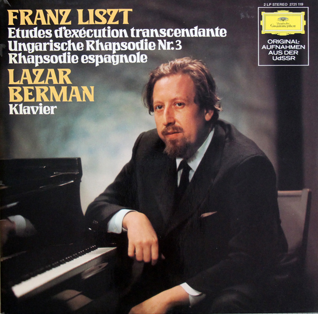 ベルマンのリスト/超絶技巧練習曲集　独DGG　3734　LP レコード