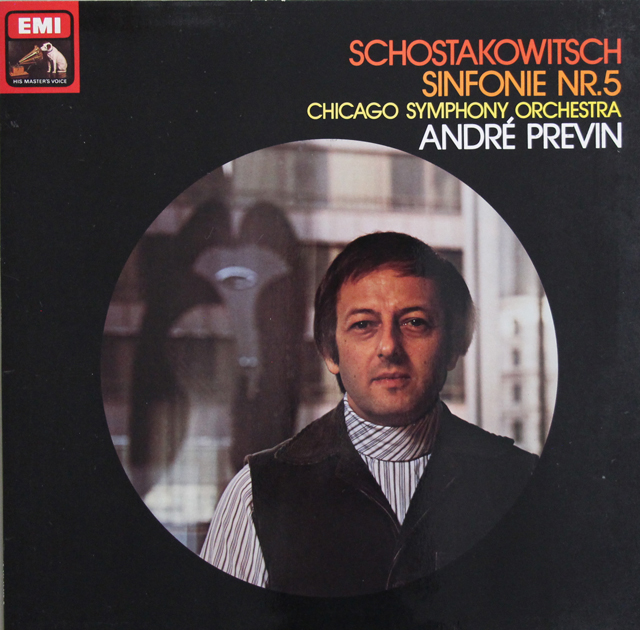 プレヴィンのショスタコーヴィチ/交響曲第5番　独EMI　3734　LP レコード