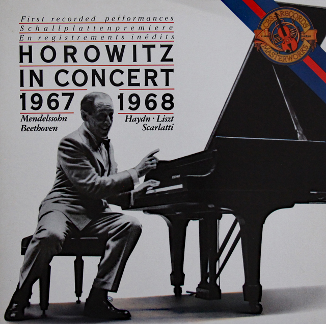 ホロヴィッツ・イン・コンサート 1967/1968　蘭CBS　3734　LP レコード