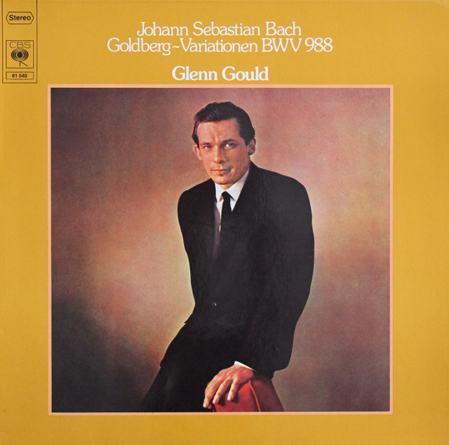 グールドのバッハ/ゴルトベルク変奏曲　独CBS　3734　LP レコード