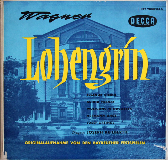 カイルベルトのワーグナー/「ローエングリン」全曲　独DECCA　3734　LP レコード