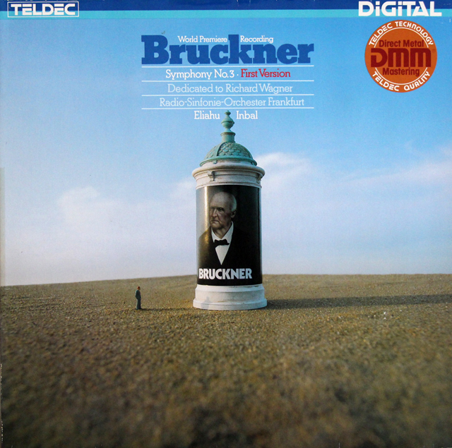 インバルのブルックナー/交響曲第3番（初稿）　独TELDEC　3734　LP レコード