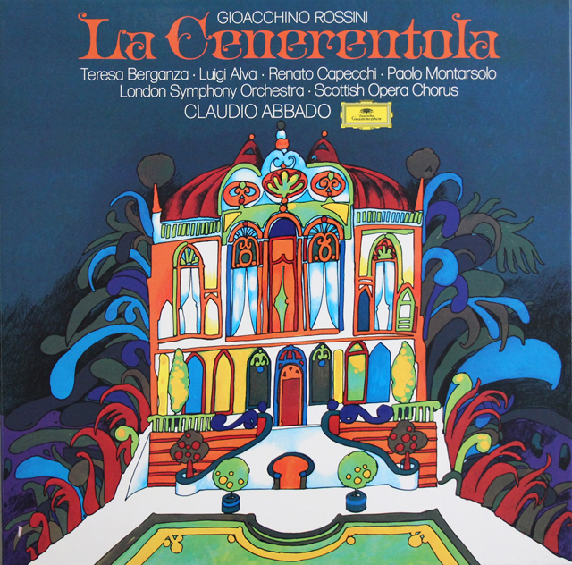 アバドのロッシーニ/「チェネレントラ」（シンデレラ）全曲　独DGG　3734　LP レコード
