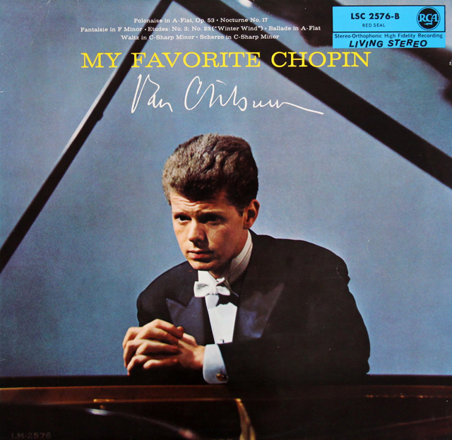 【独最初期盤】　クライバーンのショパン/ピアノ作品集　独RCA　3734　LP レコード