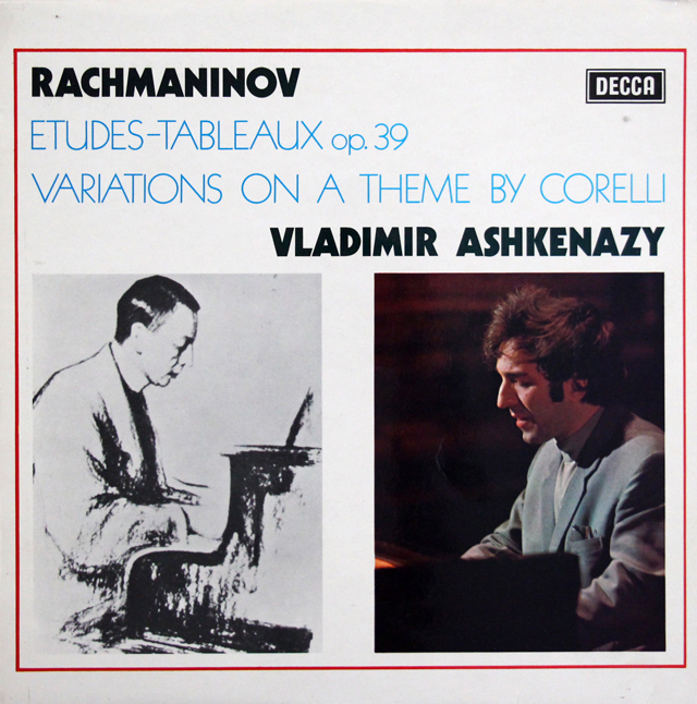 【オリジナル盤】　アシュケナージのラフマニノフ/「コレルリの主題による変奏曲」ほか　英DECCA　3734　LP レコード
