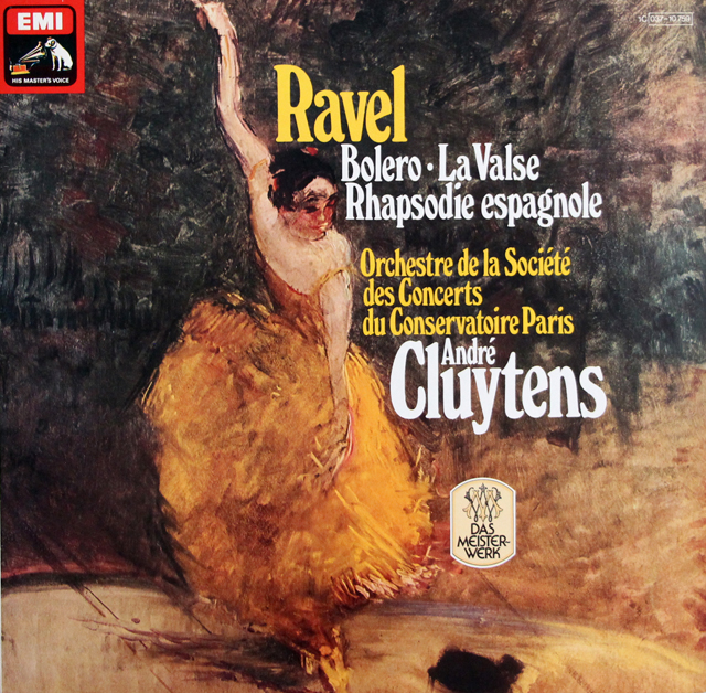 クリュイタンスのラヴェル/「ボレロ」ほか  　独EMI　3734　LP レコード