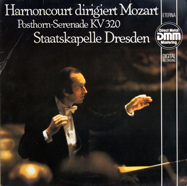 アーノンクールのモーツァルト/セレナーデ第9番「ポストホルン」　独ETERNA　3735　LP レコード