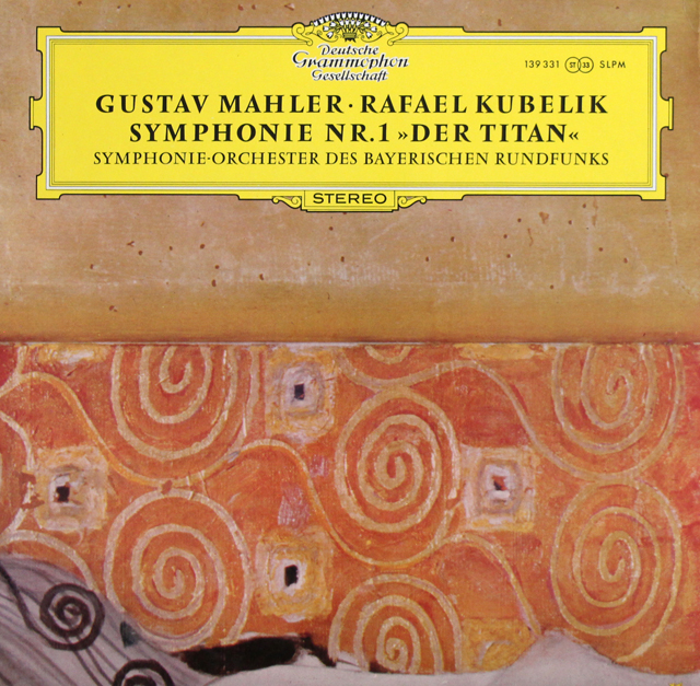 クーベリックのマーラー/交響曲第1番「巨人」　独DGG　3735　LP レコード