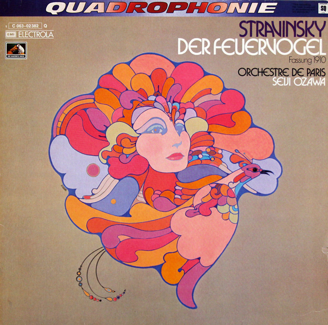 小澤のストラヴィンスキー/「火の鳥」　独EMI　3735　LP レコード