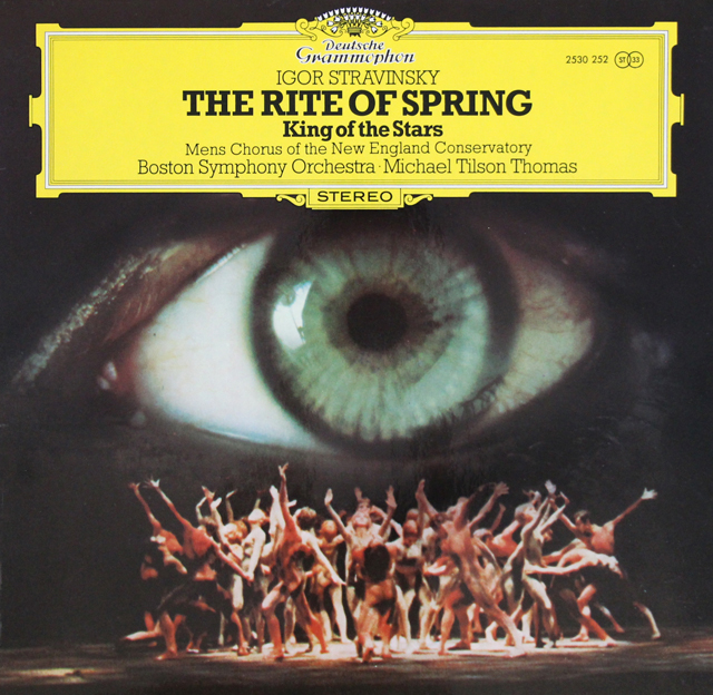 ティルソン・トーマスのストラヴィンスキー/「春の祭典」ほか　独DGG　3736　LP レコード
